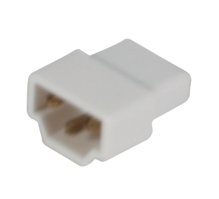 LED 5 Complete Undercabinet In-line connector for end-to-end connections in dark bronze - American Lighting 5LCS-CON-DB