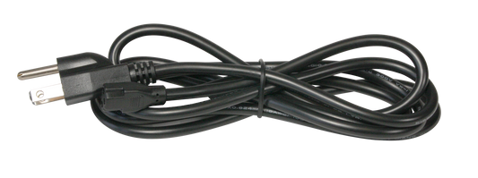 LED 5 Complete Undercabinet 6ft plug-in power cord in black - American Lighting 5LCS-PC6-BK