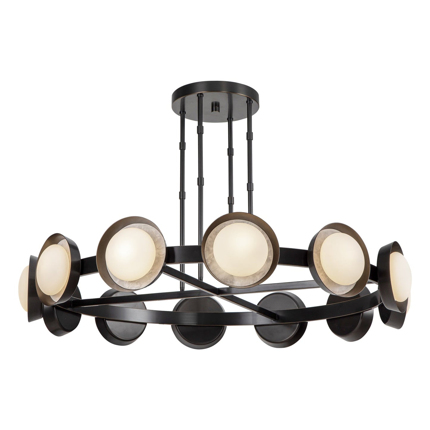 Alora Alonso urban bronze [universal voltage] chandelier CH320050UB