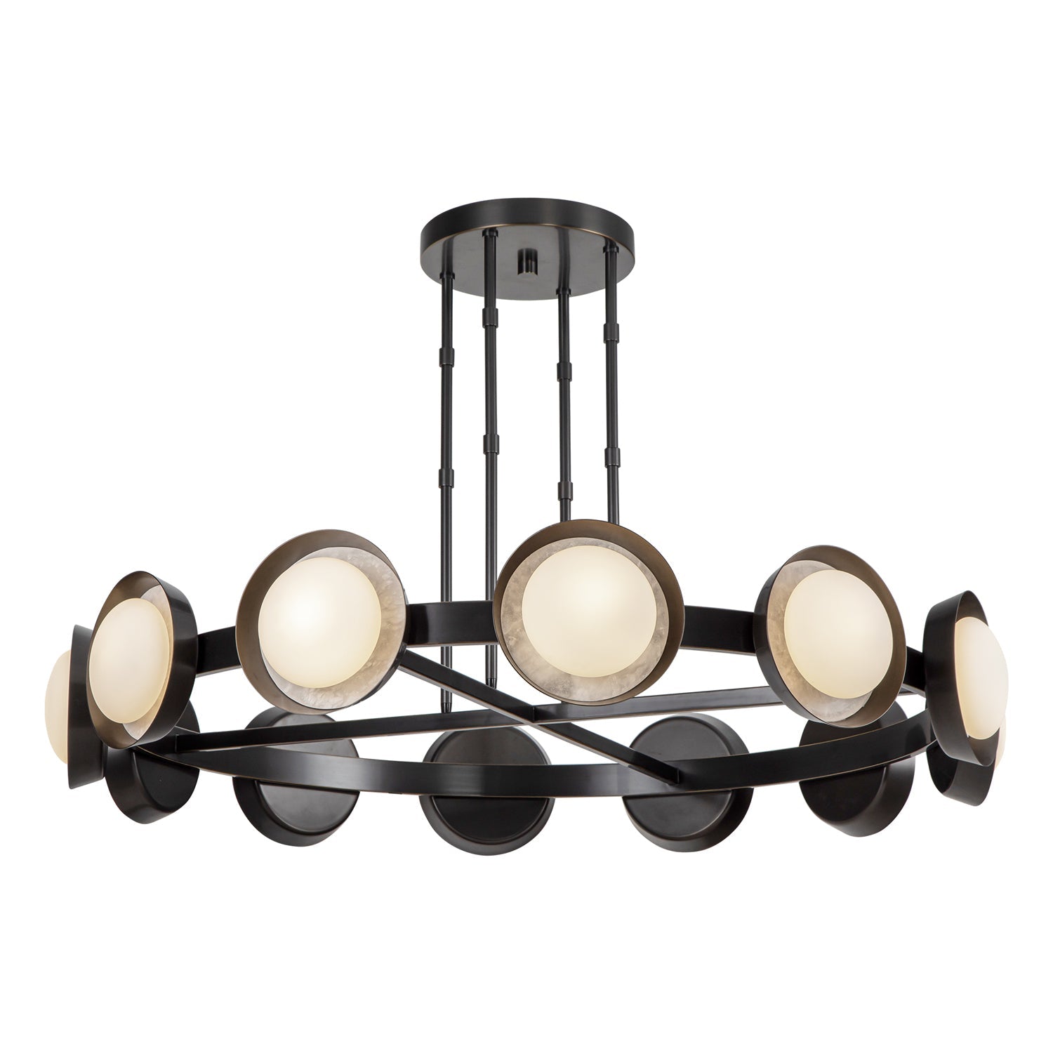 Alora Alonso urban bronze [universal voltage] chandelier CH320050UB