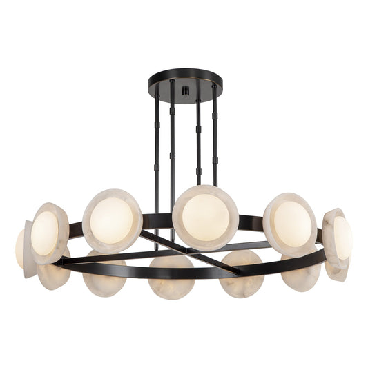 Alora Alonso urban bronze chandelier CH320050UBAR-UNV
