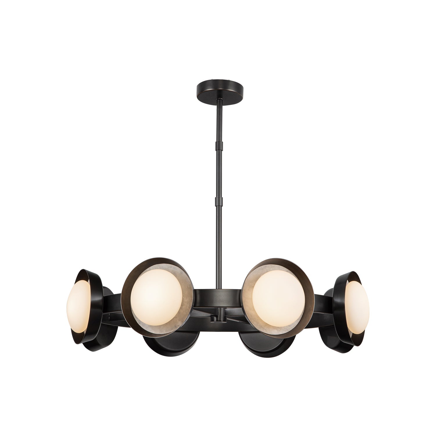 Alora Alonso urban bronze [universal voltage] chandelier CH320837UB-UNV
