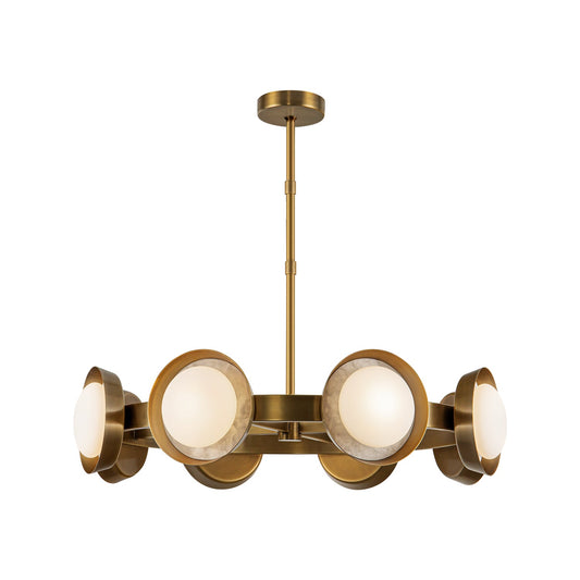 Alora Alonso vintage brass [universal voltage] chandelier CH320837VB