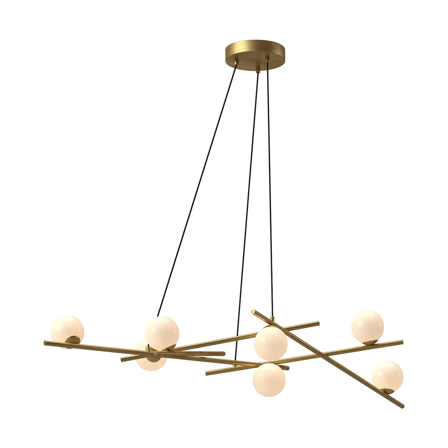Kuzco Amara brushed gold chandelier CH89854-BG/GO