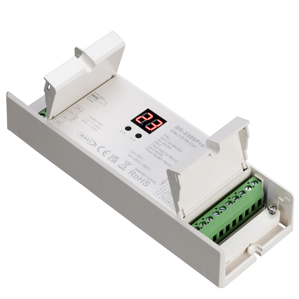Adaptive Driver with Enclosed Leads and Knockouts 30 Watts 24V DC - American Lighting ADPT-DRJ-30-24