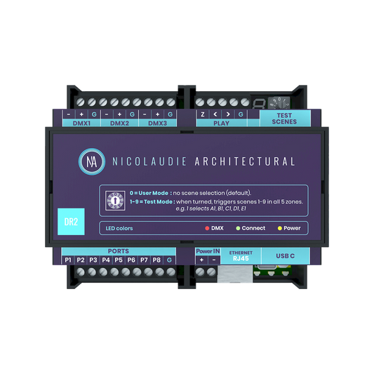 Adaptive Driver with Enclosed Leads and Knockouts 60 Watts 24V DC - American Lighting ADPT-DRJ-60-24