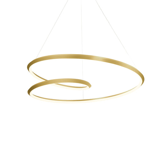 Kuzco Ampersand brushed gold [universal voltage] pendant PD22332-BG