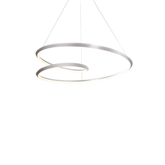 Kuzco Ampersand brushed nickel pendant PD22332-BN