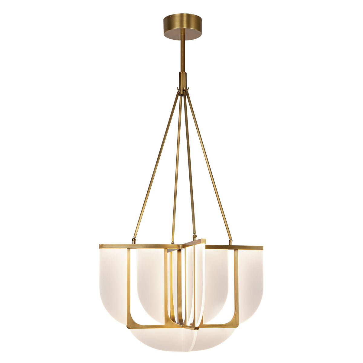 Alora Anders vintage brass [universal voltage] chandelier CH336830VB-UNV