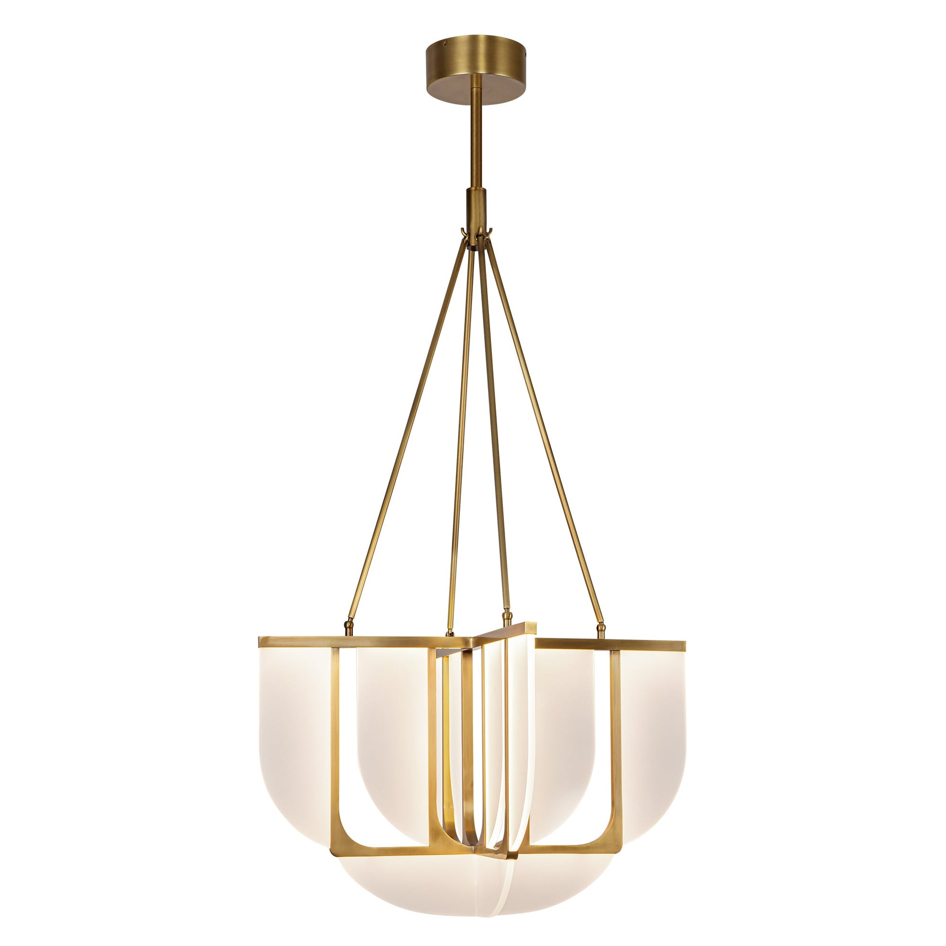 Alora Anders vintage brass [universal voltage] chandelier CH336830VB-UNV