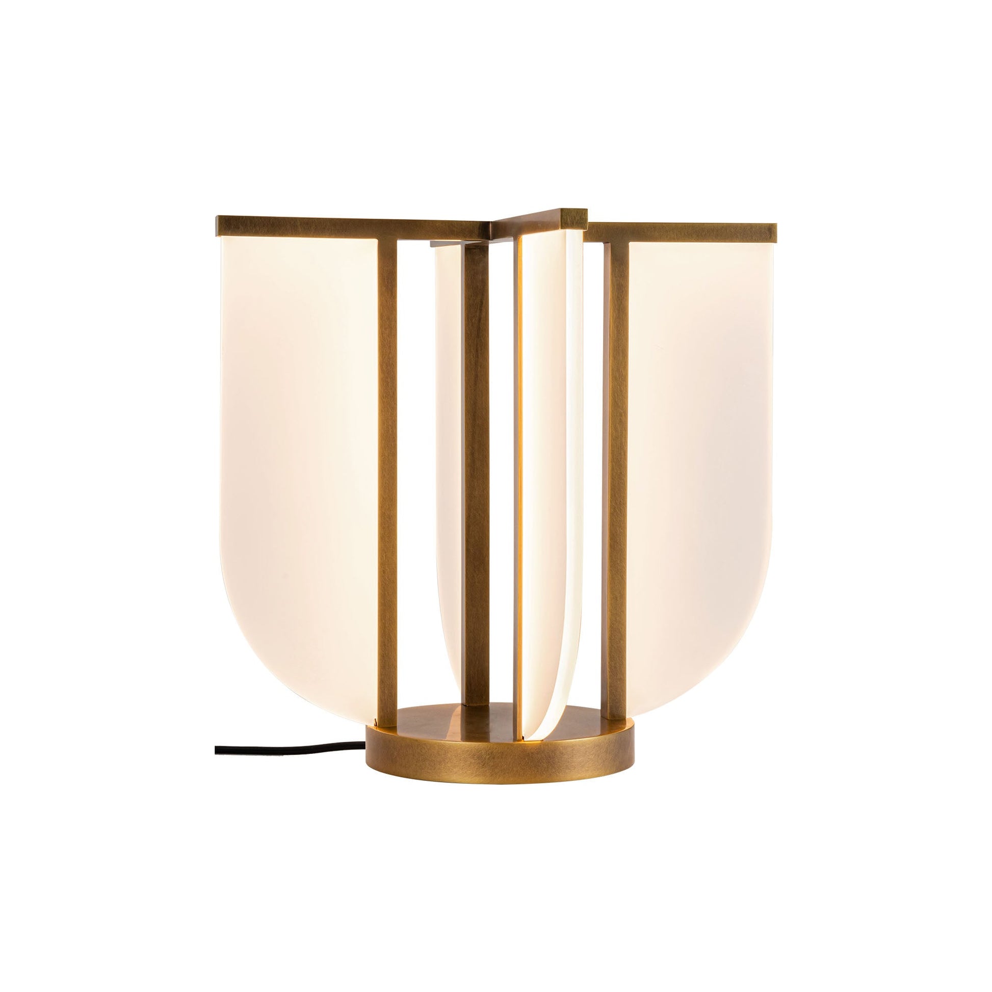 Alora Anders vintage brass table lamp TL336815VB