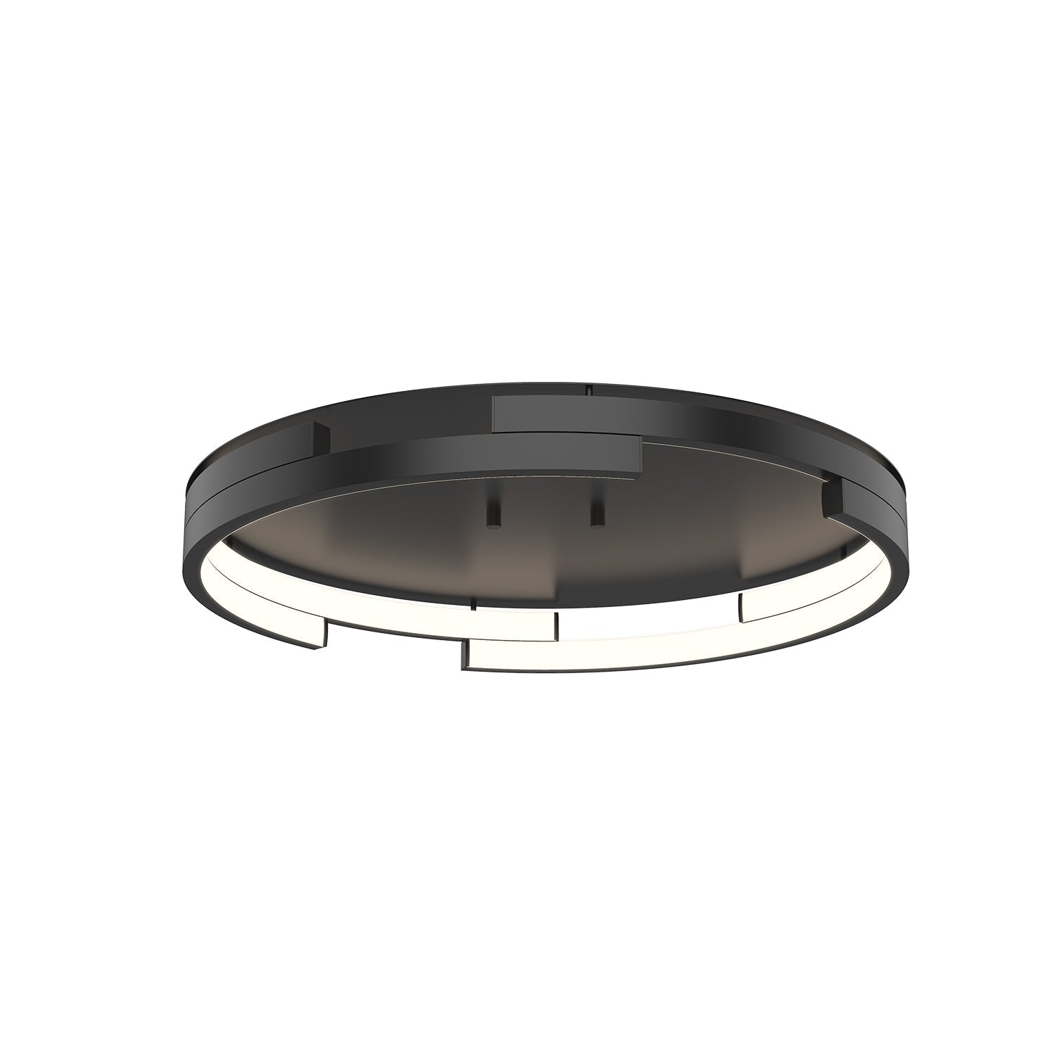 Kuzco Anello Minor black [universal voltage and 0-10 dimming] flush mount FM52719-BK
