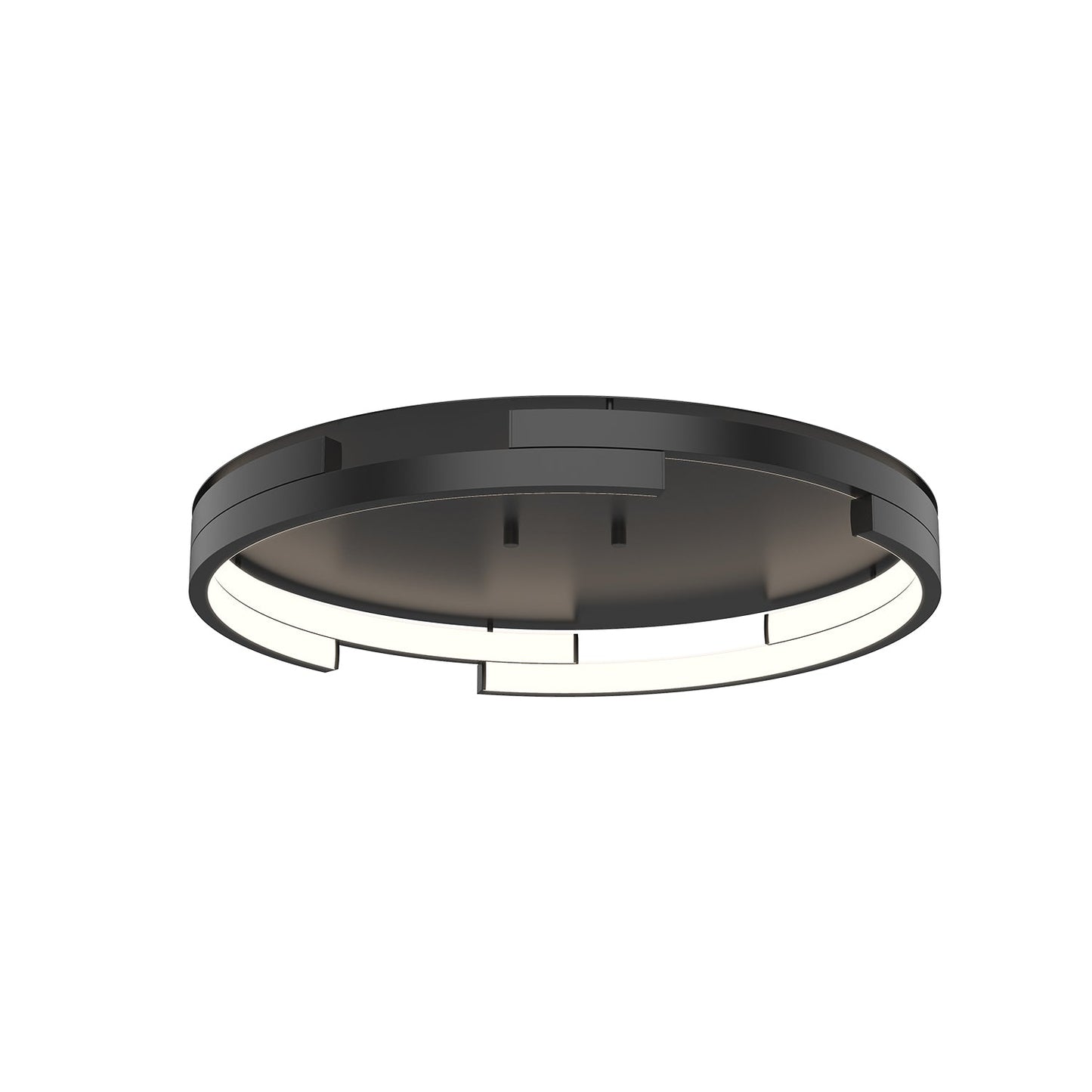 Kuzco Anello Minor black [universal voltage and 0-10 dimming] flush mount FM52719-BK-UNV-010