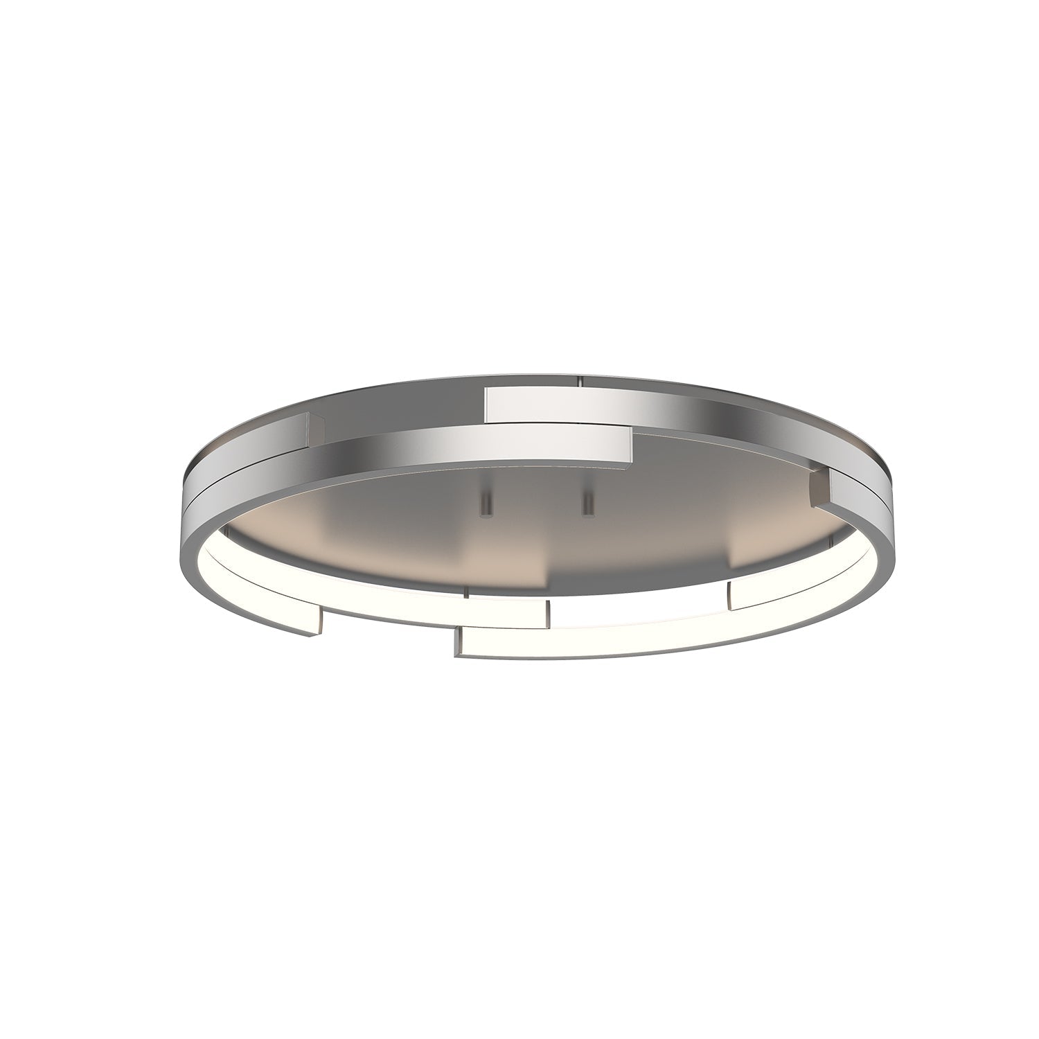 Kuzco Anello Minor brushed nickel [universal voltage and 0-10 dimming] flush mount FM52719-BN