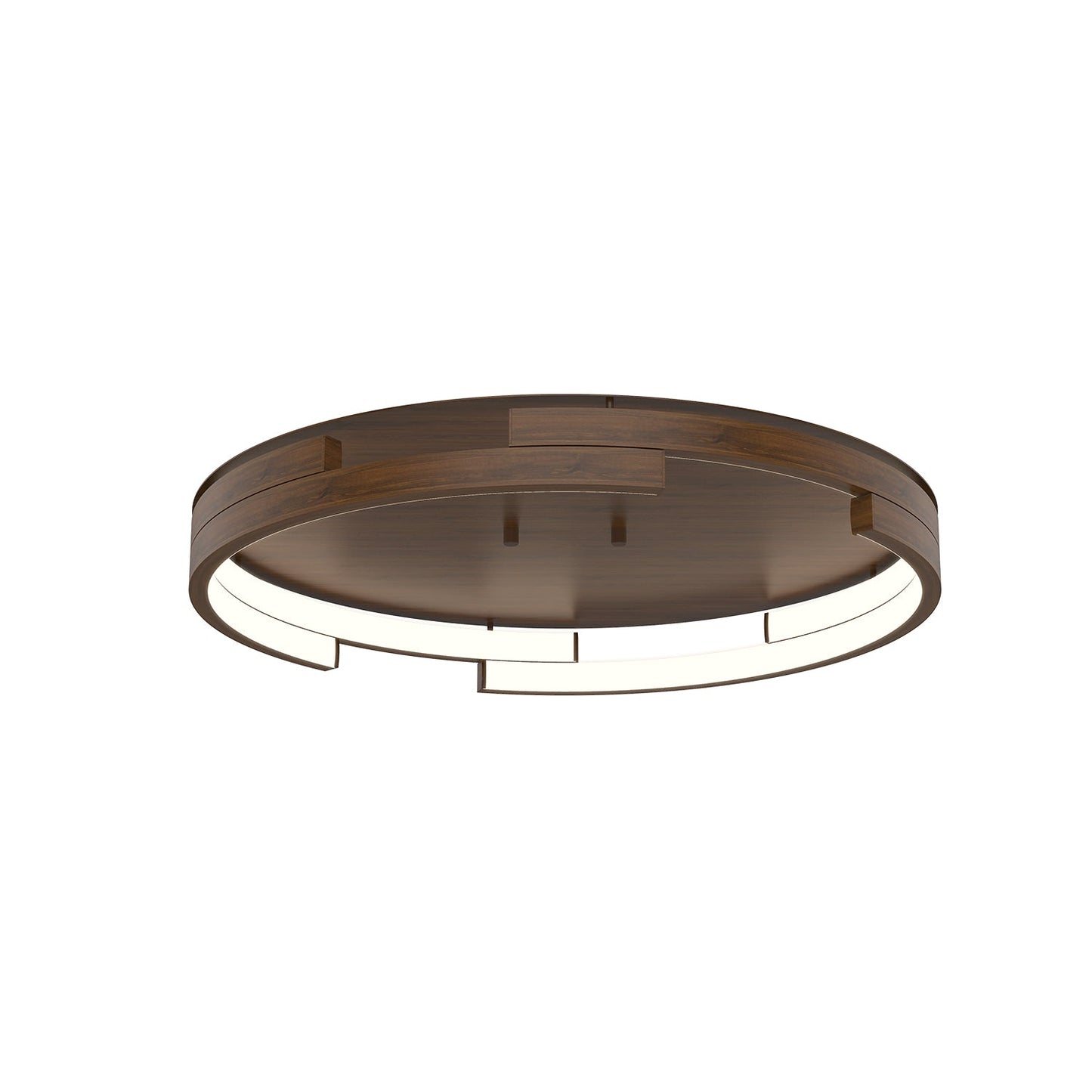 Kuzco Anello Minor walnut flush mount FM52719-WT