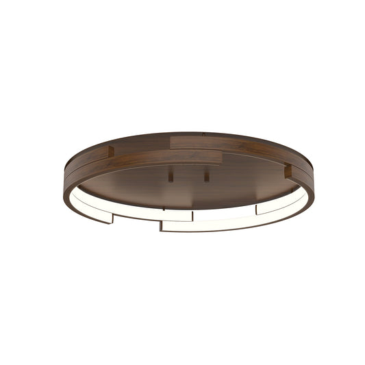 Kuzco Anello Minor walnut flush mount FM52719-WT