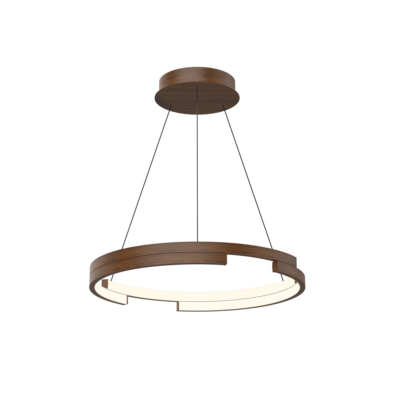Kuzco Anello Minor walnut [universal voltage] pendant PD52719-WT-UNV-010