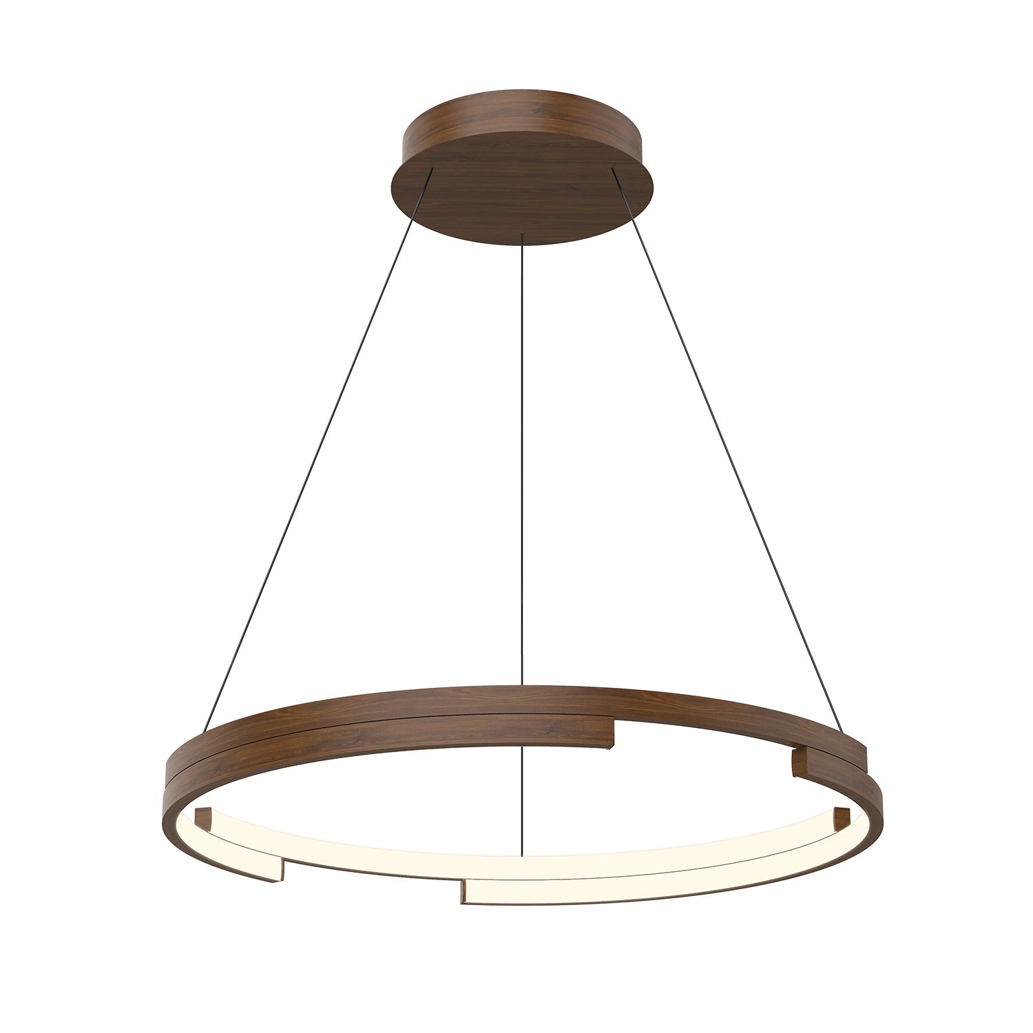 Kuzco Anello Minor walnut [universal voltage] pendant PD52724-WT-UNV