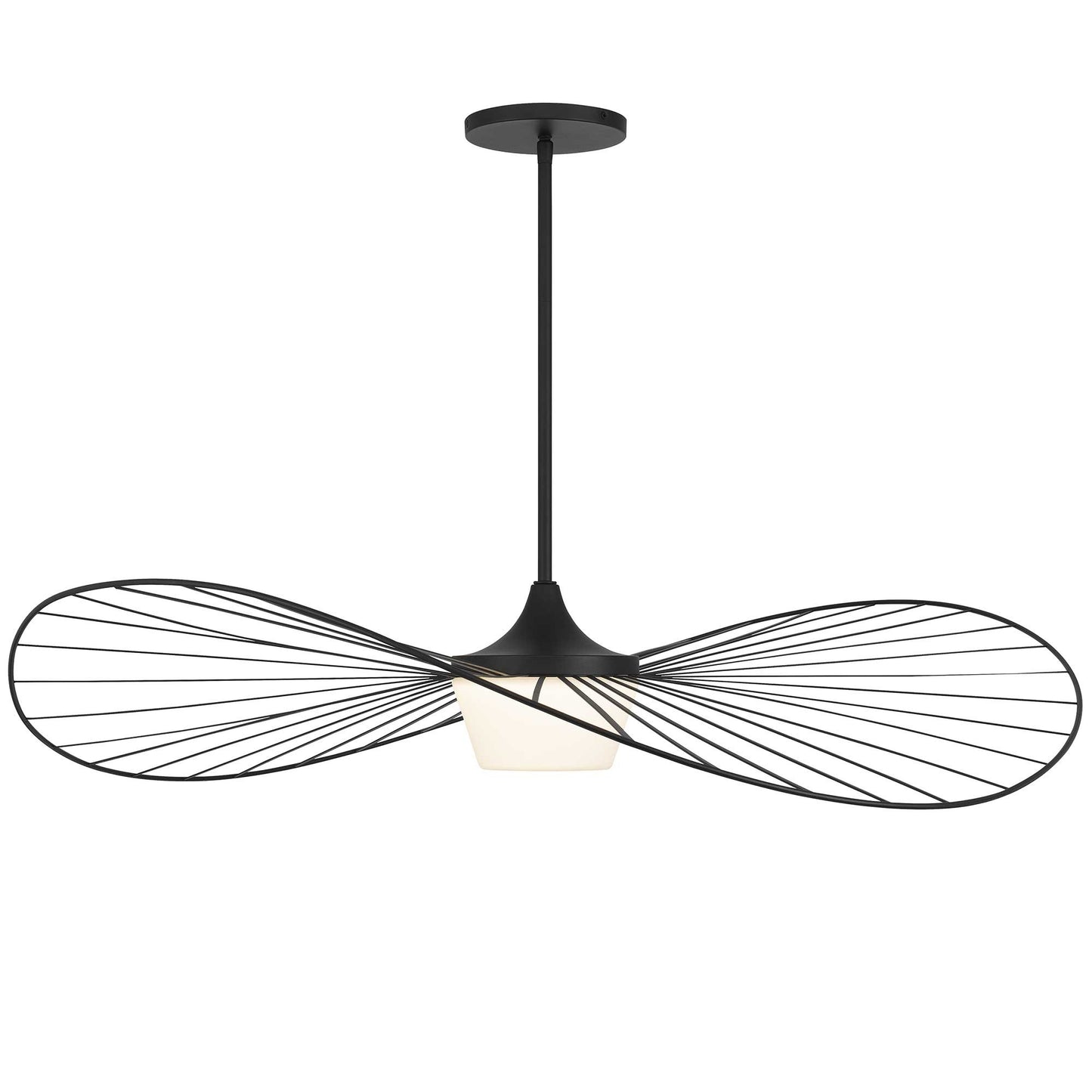 Alteck New Wave 44 inch sand black LED outdoor pendant