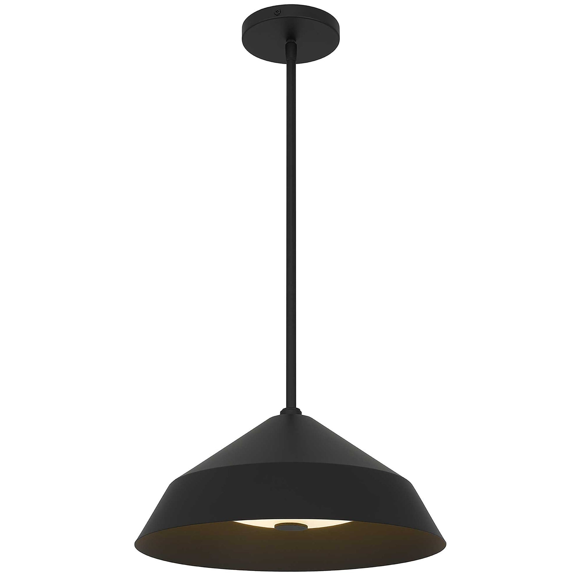Alteck Nin 14 inch sand black LED outdoor pendant