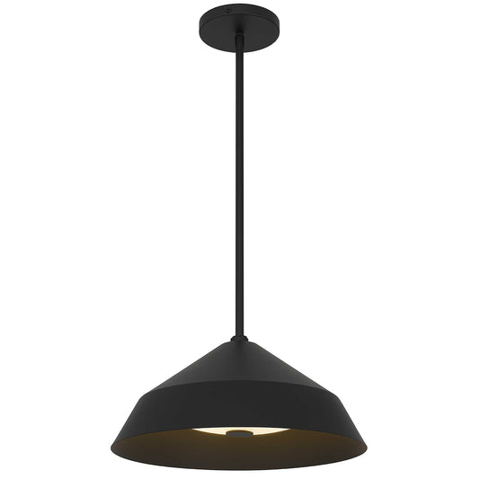 Alteck Nin 14 inch sand black LED outdoor pendant