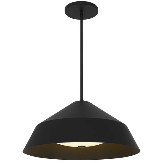 Alteck Nin 22 inch sand black LED outdoor pendant