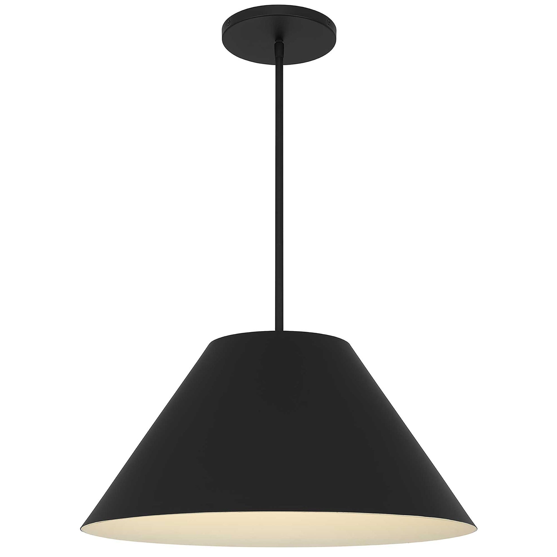 Alteck Jaz 21.875 inch sand black LED outdoor pendant