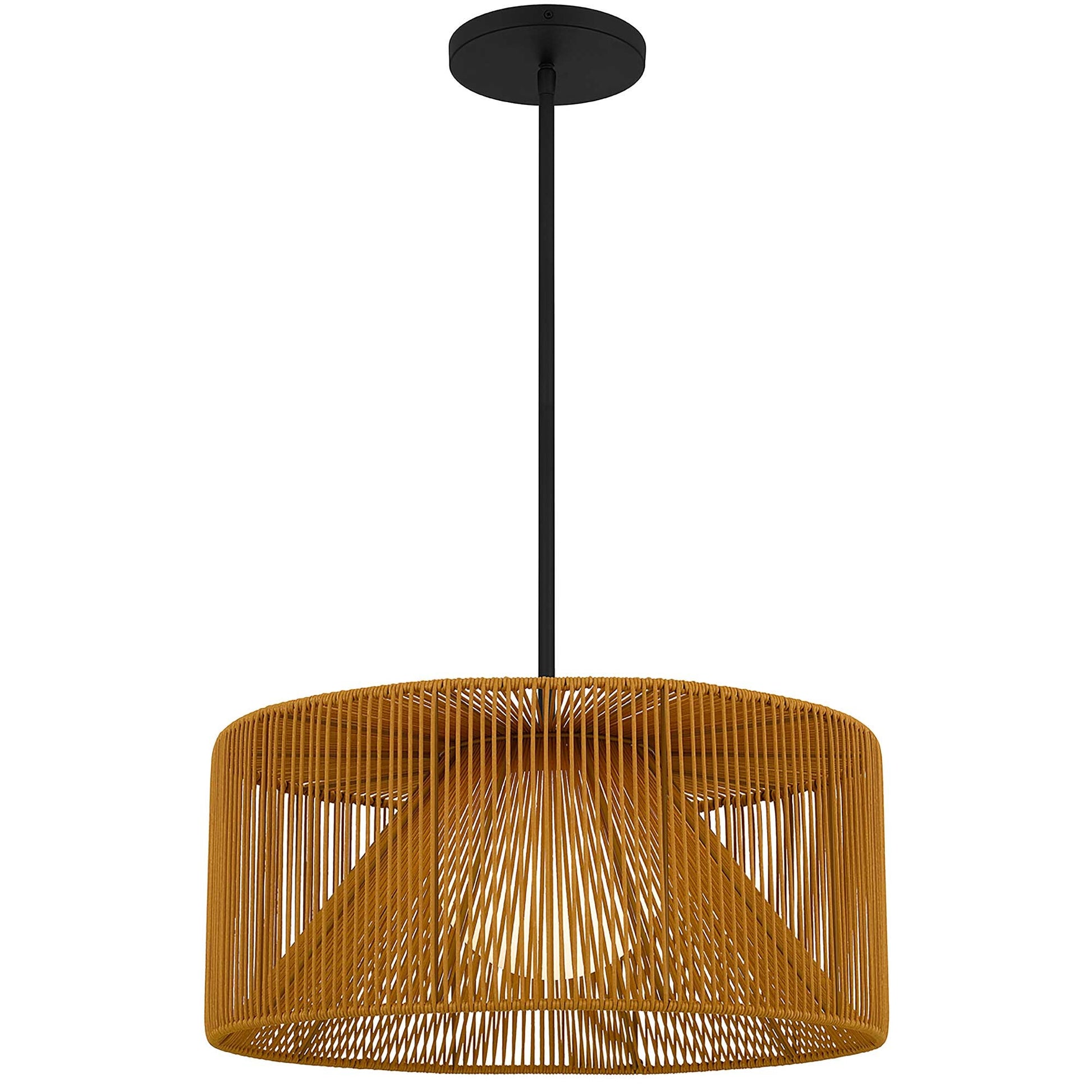 Alteck Key west 22 inch sand black LED outdoor pendant