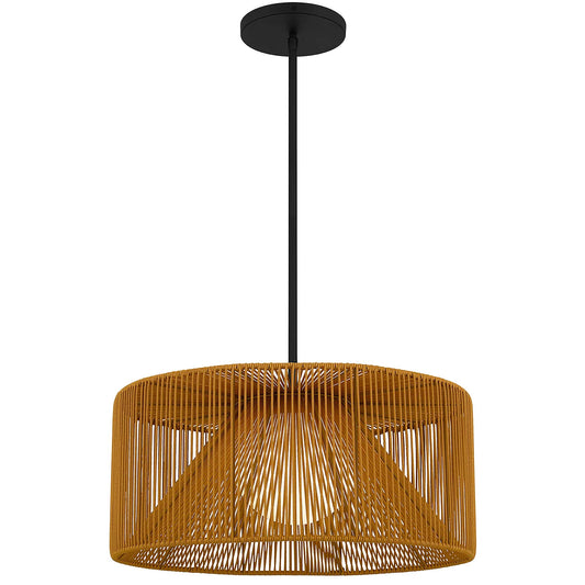Alteck Key west 22 inch sand black LED outdoor pendant