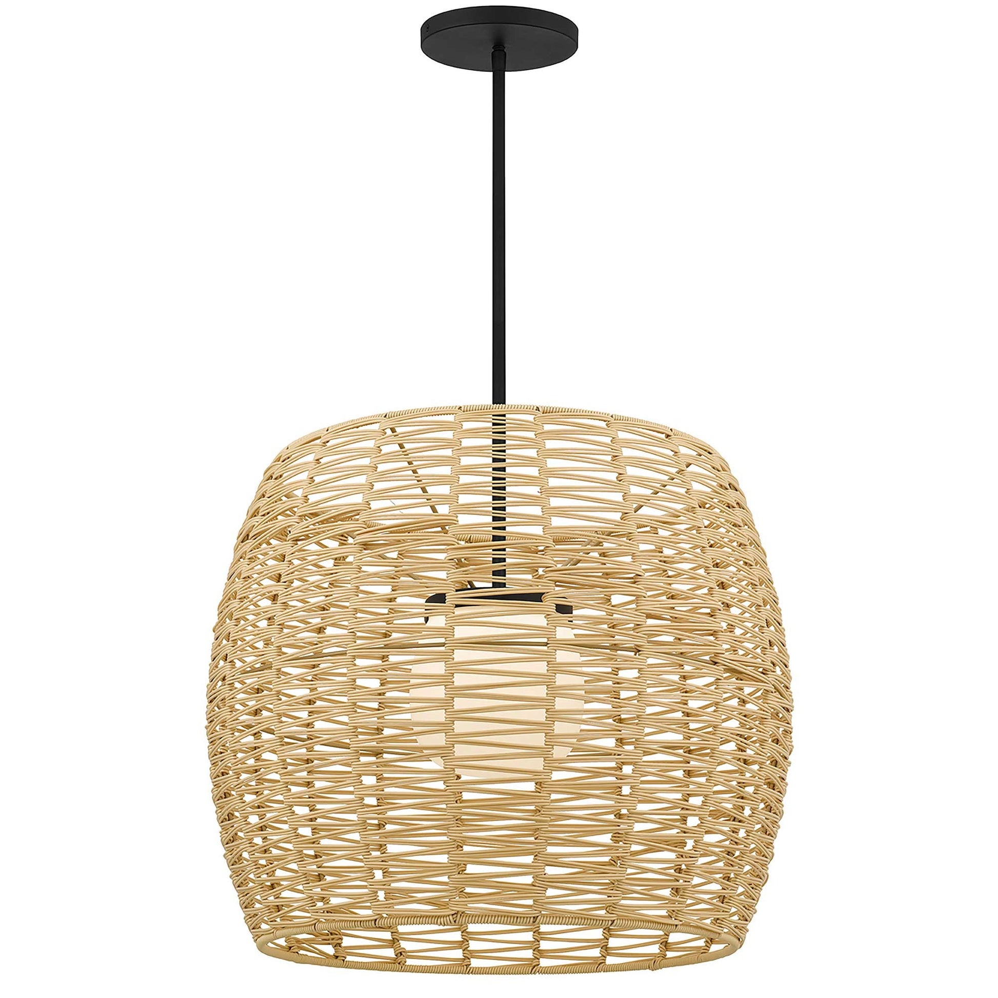 Alteck Aruba 24 inch sand black LED outdoor pendant