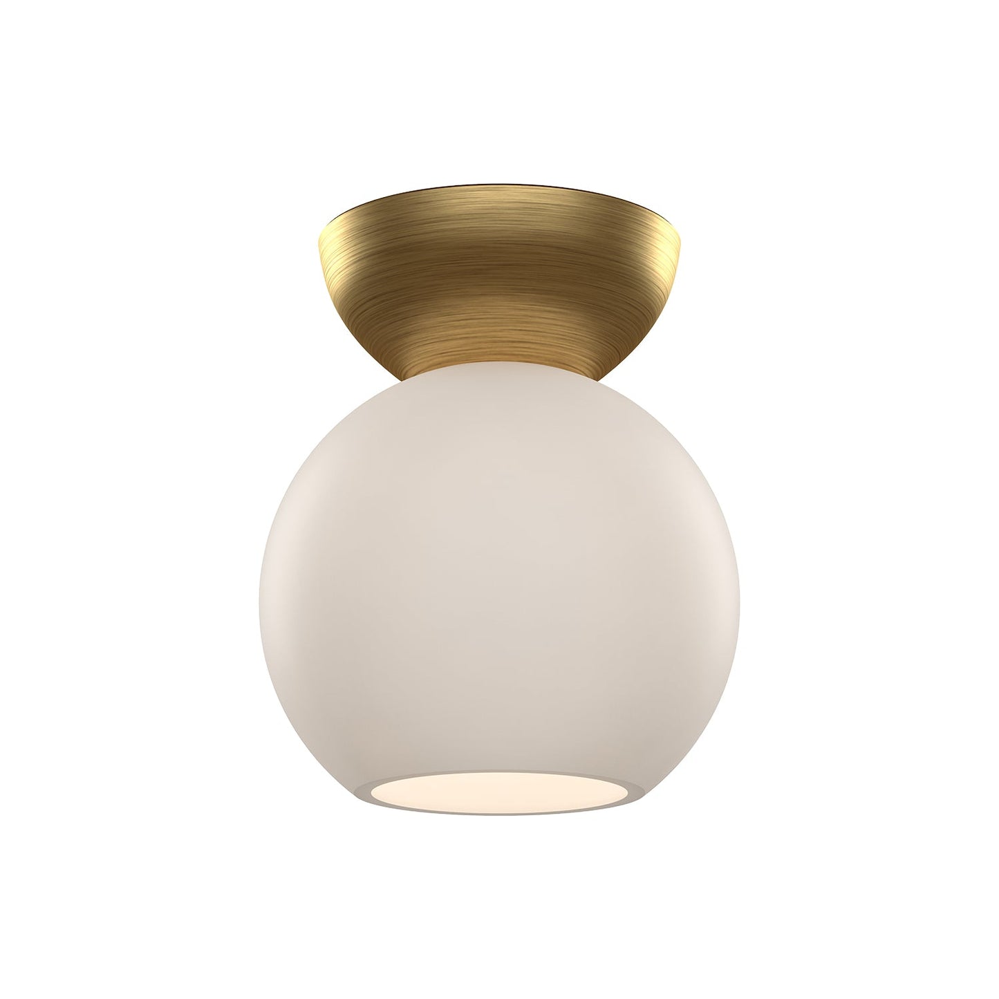 Kuzco Arcadia brushed gold semi-flush mount SF59706-BG/OP