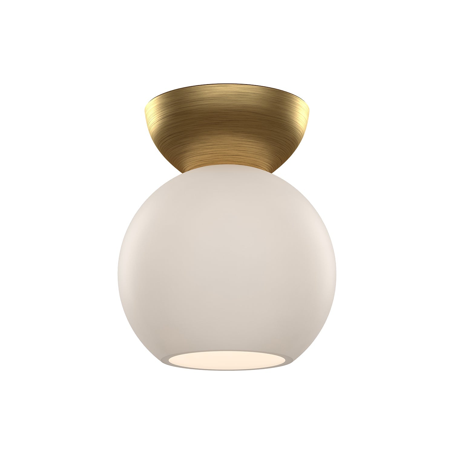Kuzco Arcadia brushed gold semi-flush mount SF59706-BG/OP