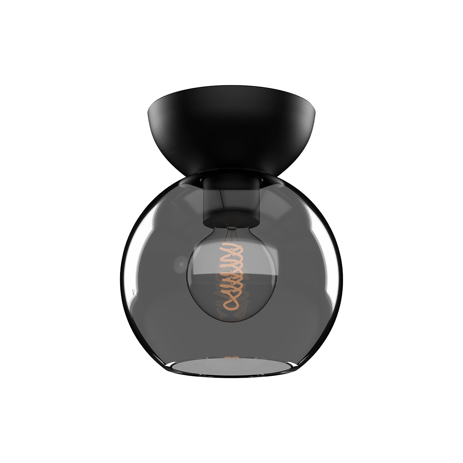 Kuzco Arcadia black semi-flush mount SF59706-BK/SM