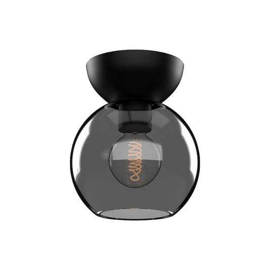 Kuzco Arcadia SF59706 6-inch semi-flush mount with elegant spherical glass shade and minimalist contemporary design