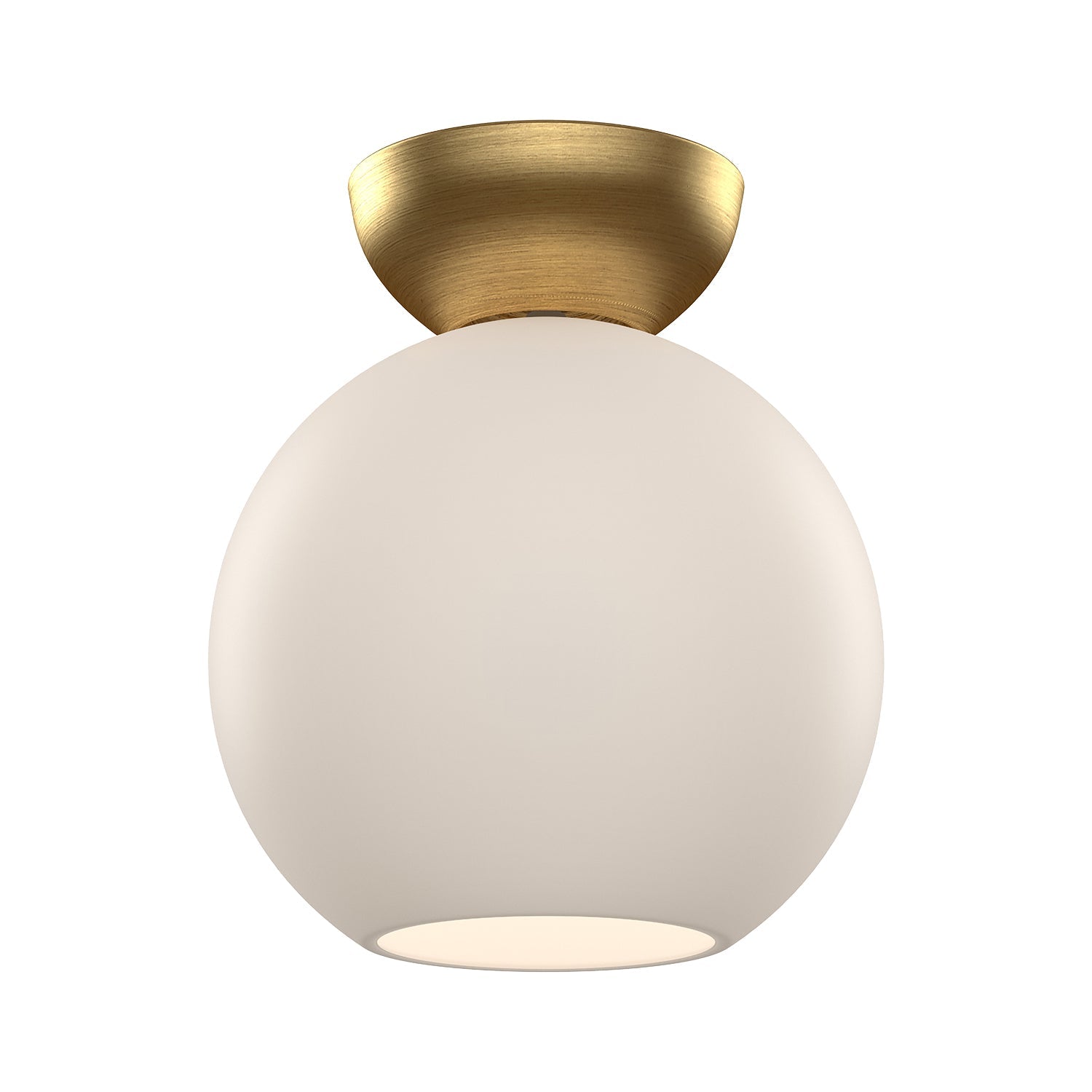 Kuzco Arcadia brushed gold semi-flush mount SF59708-BG/OP