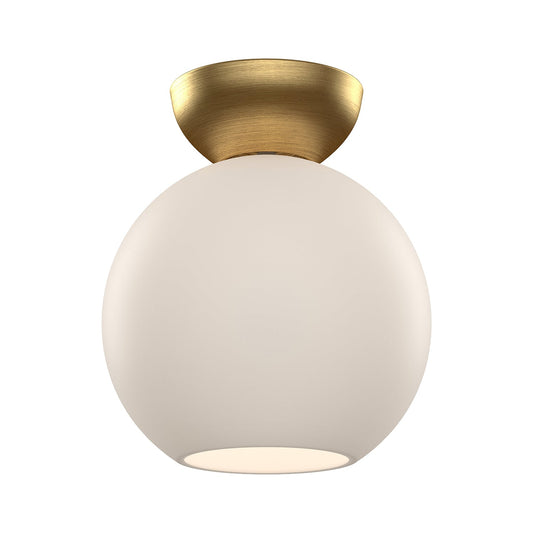 Kuzco Arcadia brushed gold semi-flush mount SF59708-BG/OP