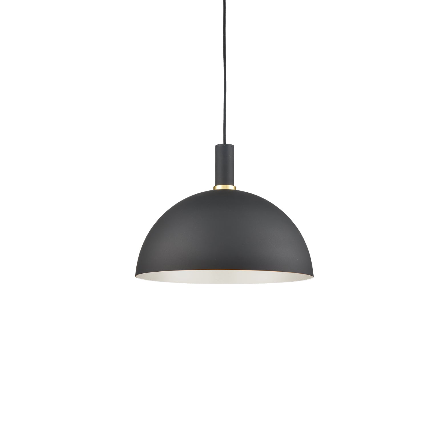 Kuzco Archibald black with gold detail pendant 492316-BK/GD