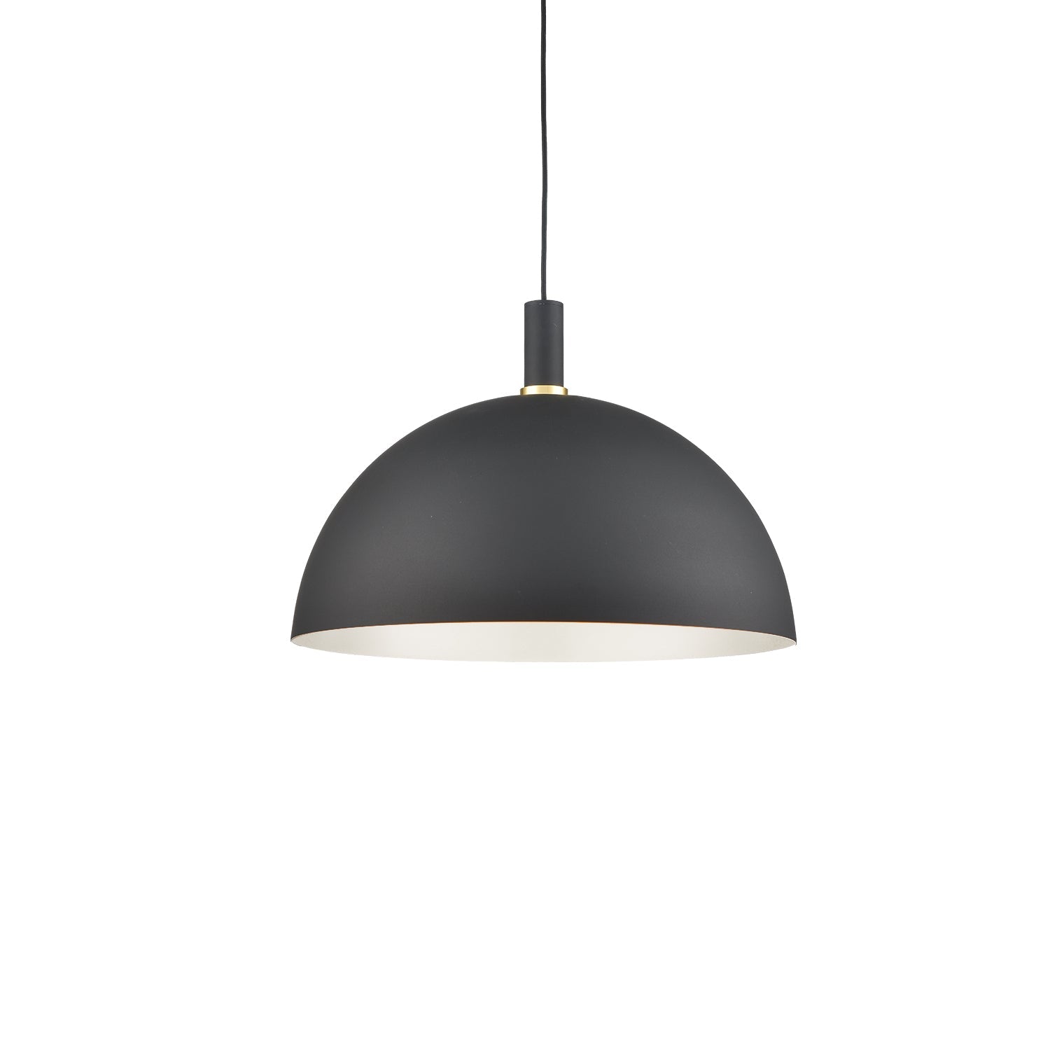 Kuzco Archibald black with gold detail pendant 492324-BK/GD