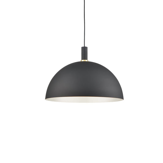 Kuzco Archibald black with gold detail pendant 492324-BK/GD