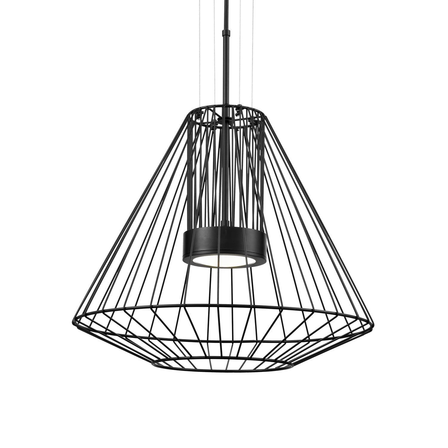 Kuzco Arctic black exterior pendant EP68420-BK