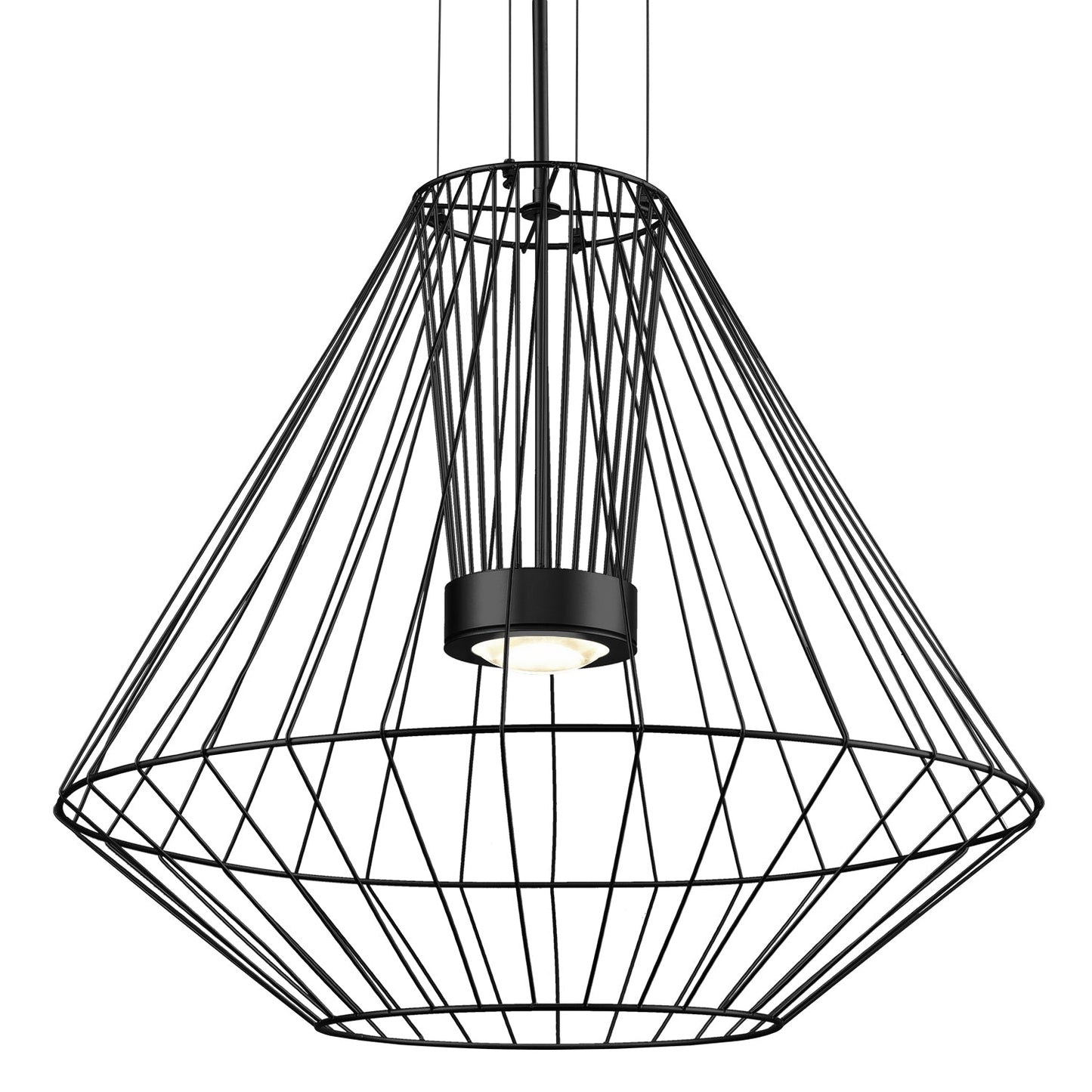 Kuzco Arctic black exterior pendant EP68428-BK