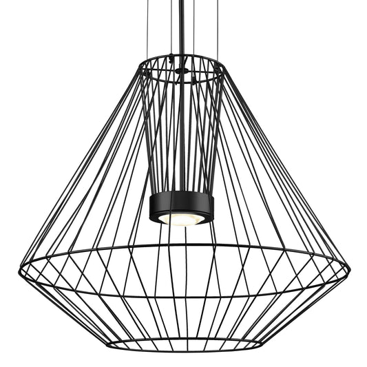 Kuzco Arctic black exterior pendant EP68428-BK