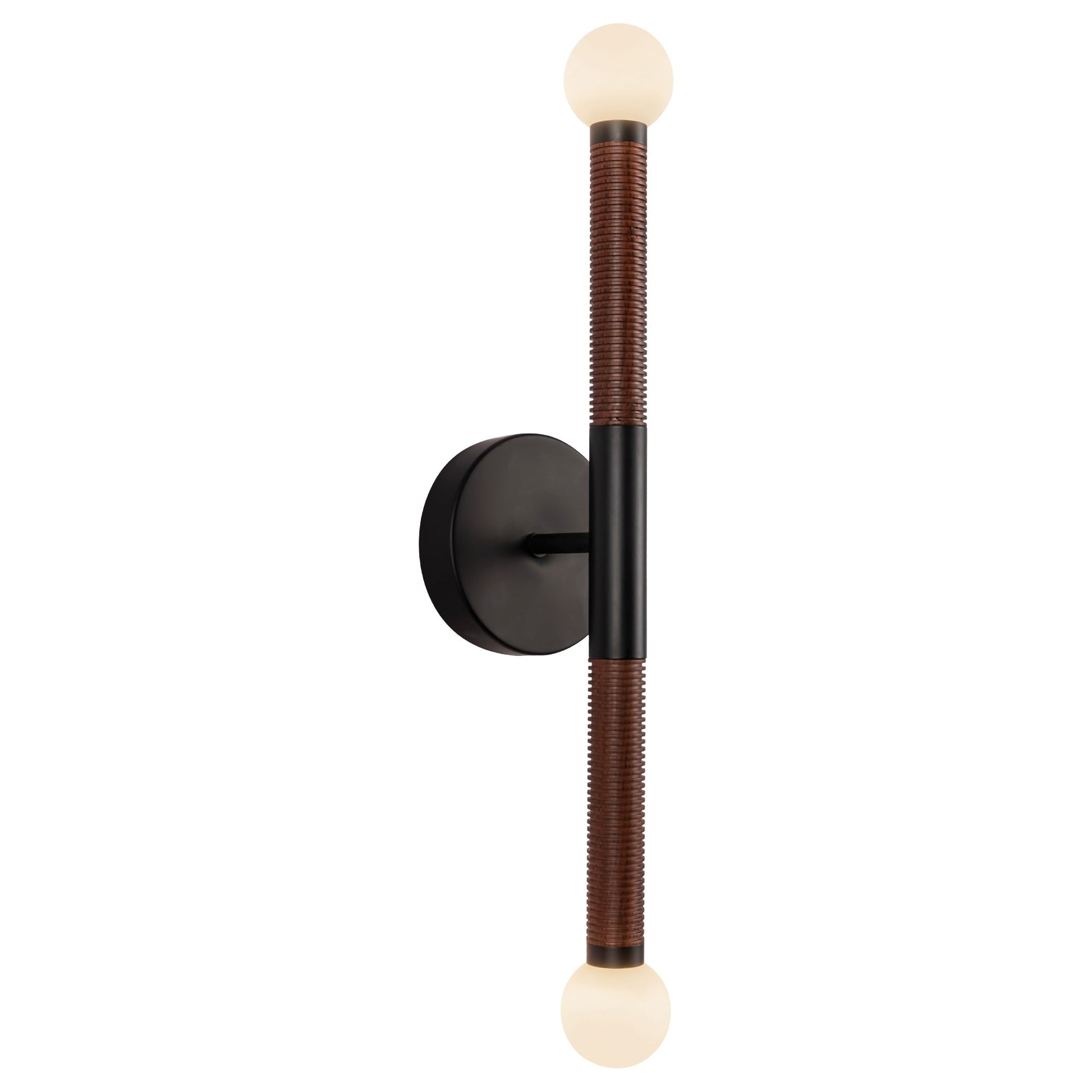 Alora Mood Arden matte black vanity light WV612223MBOP-UNV