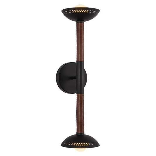 Alora Mood Arden matte black vanity light WV616223MBOP-UNV