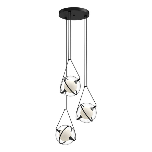 Kuzco Aries black chandelier CH76718-BK