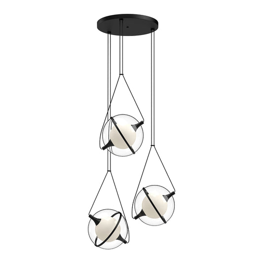 Kuzco Aries black chandelier CH76728-BK