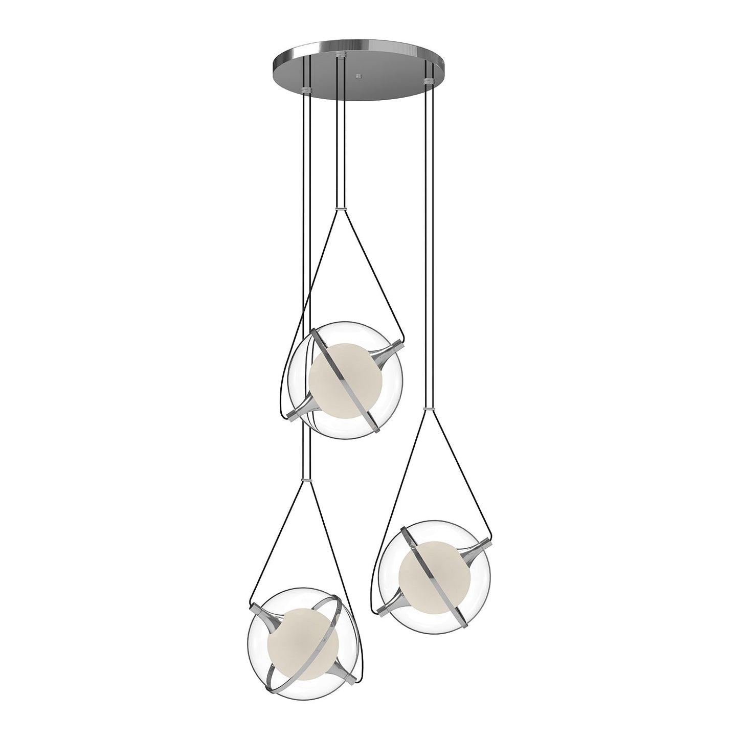 Kuzco Aries chrome chandelier CH76728-CH