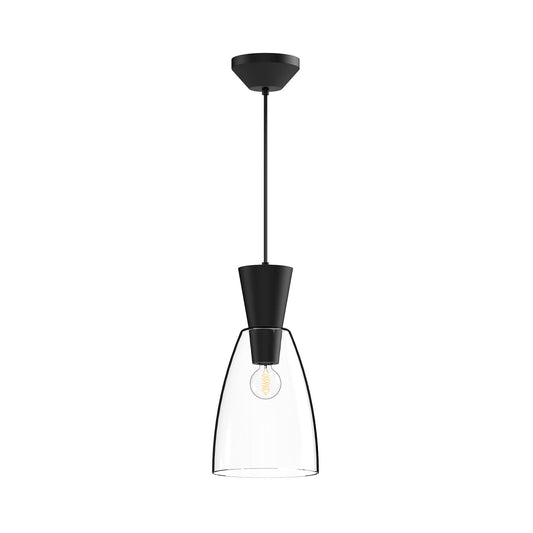 Alora Mood Arlo clear glass pendant PD534007MBCL