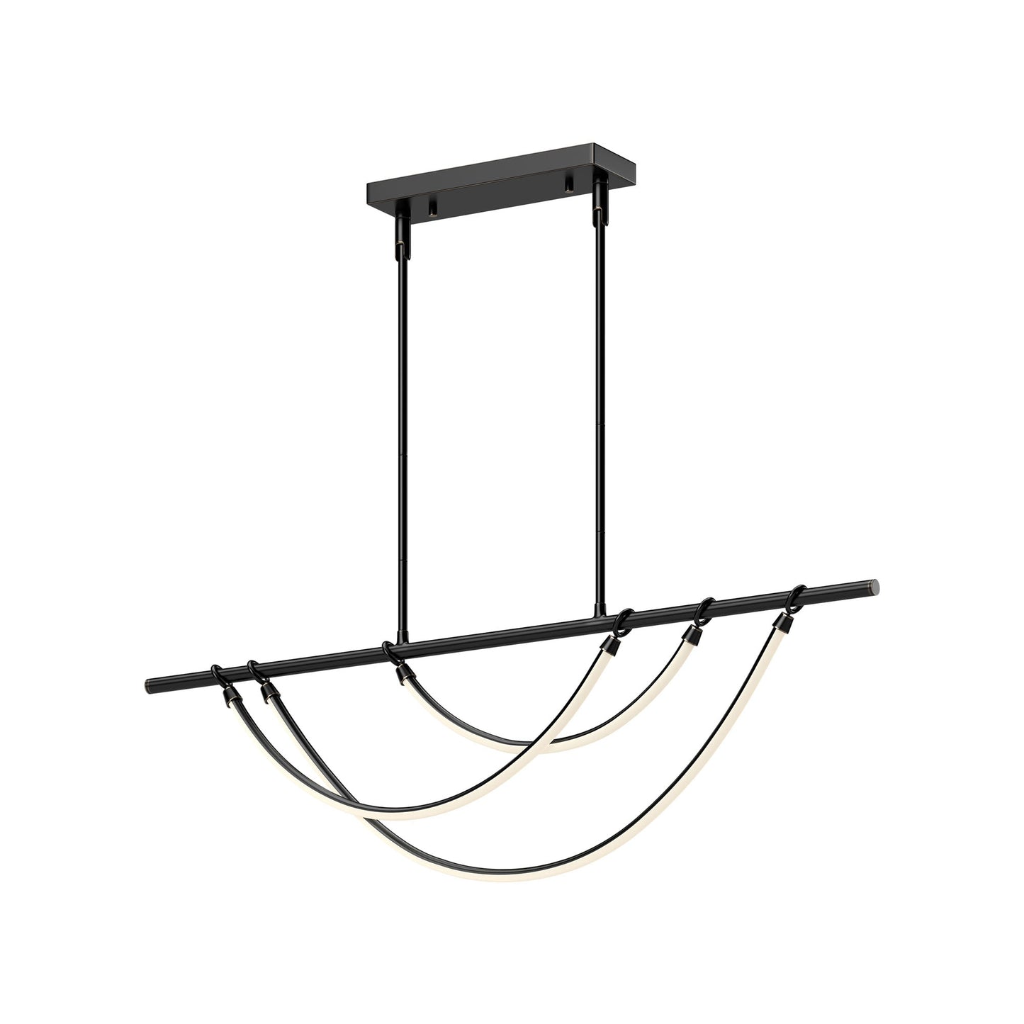 Alora Aryas urban bronze linear pendant LP317448UB