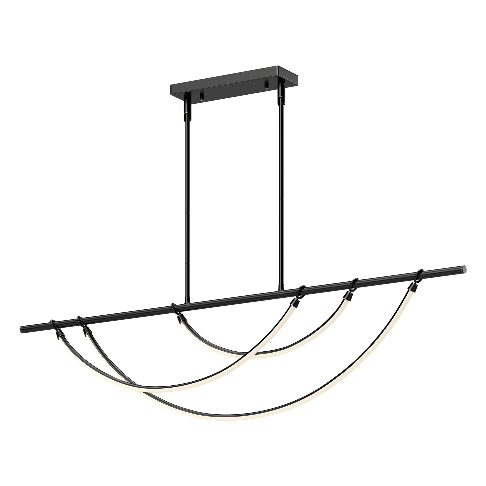 Alora Aryas urban bronze [universal voltage and 0-10 dimming] linear pendant LP317460UB